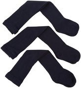 Thumbnail for your product : Jefferies Socks 3 Pack Seamless Tights (Baby) - White-18-24