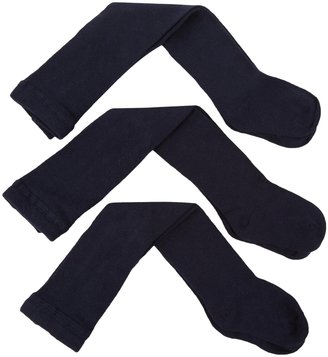 Jefferies Socks 3 Pack Seamless Tights (Baby) - White-18-24
