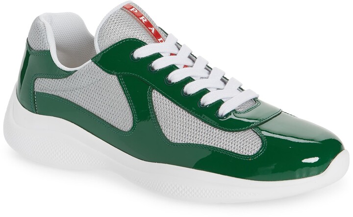prada trainers green