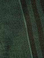 Thumbnail for your product : Haider Ackermann Striped silk-blend scarf