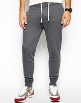 Thumbnail for your product : ASOS Skinny Sweatpants With Zip Fly And Button Detail