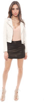 Thumbnail for your product : Mason by Michelle Mason Leather Mini Skirt