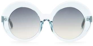 Linda Farrow Round Sunglasses