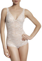 Thumbnail for your product : Simone Perele Celeste Wire-Free Lace Body Suit, Ivory