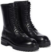 Thumbnail for your product : Ann Demeulemeester Alec leather combat boots