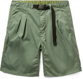 Thumbnail for your product : Nonnative Explorer Belted Pleated Coolmax Poplin Shorts
