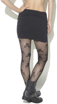 Thumbnail for your product : Wet Seal Multi Skull Net Tights