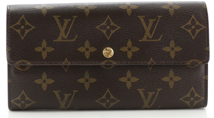 Louis Vuitton Sarah Wallet Monogram Brown
