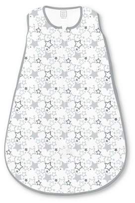 Swaddle Designs Cotton Sleeping Sack - Starshine Shimmer - Sterling Gray