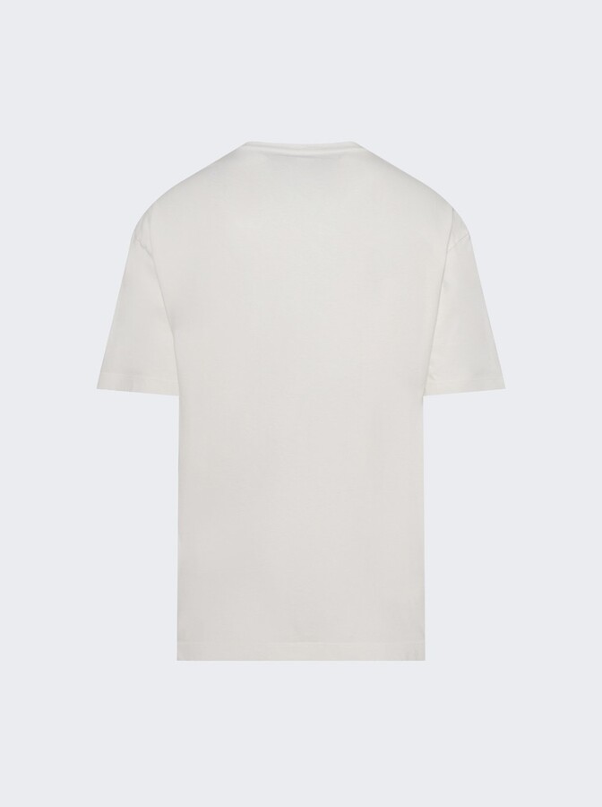 Maison Margiela Logo Tee Off White
