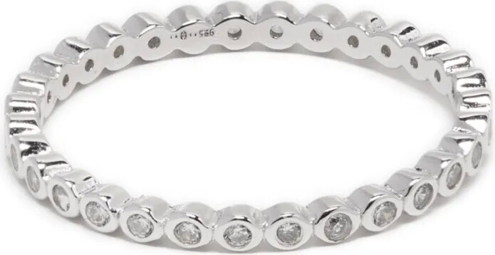 Eshvi Crystal Eternity Band