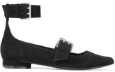 Thumbnail for your product : Opening Ceremony Fletcher Suede Point-Toe Flats