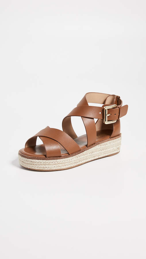 michael kors sandals brown