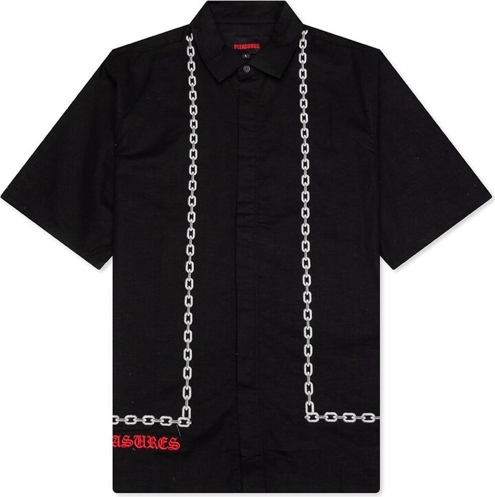 Pleasures Chain Button Up Shirt