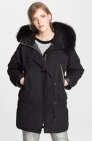 Thumbnail for your product : Rag and Bone 3856 rag & bone 'Coldweather' Leather Trim Parka with Genuine Raccoon Fur Trim Hood
