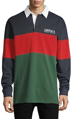 perry ellis long sleeve polo