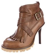 Thumbnail for your product : Tory Burch Leather Loafer Booties