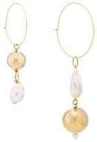 Thumbnail for your product : Mounser Women's Pagoda Fruit Mismatched Earrings - Gold