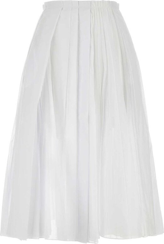 Jil Sander Wide Pleated Skirt