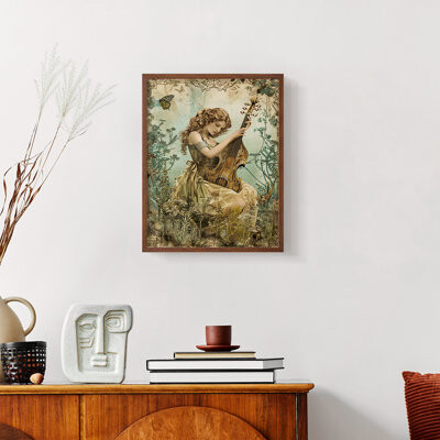 House of Hampton WOMEN Series CCCXCIV -Premium Framed Print -Ready to Hang - No Nails Required