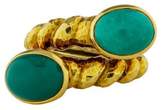 Thumbnail for your product : David Webb 18K Turquoise Bypass Ring