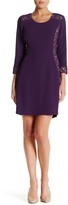 Thumbnail for your product : Andrew Marc 3/4 Length Sleeve Lace Dress