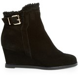 Thumbnail for your product : Fendi Shearling Lined Wedge Bootie (Women)