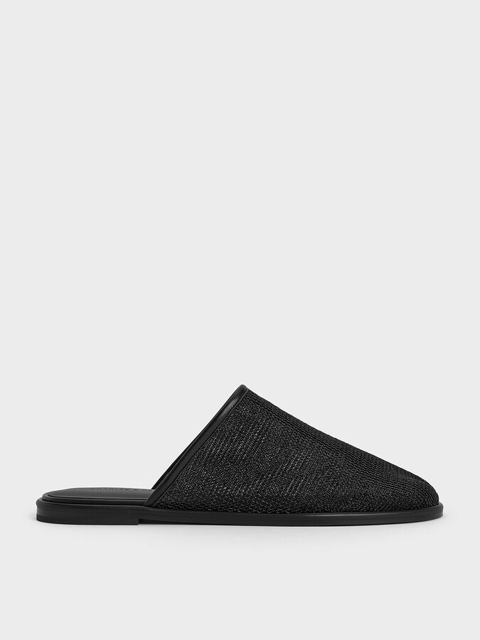 Charles & Keith Mesh High-Vamp Flat Mules
