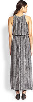 Thumbnail for your product : Joie Vanetta Ikat-Print Silk Maxi Dress