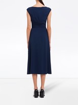 Thumbnail for your product : Prada Scroll motif midi dress