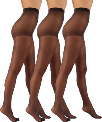 Hosiery Women Pantyhose Plain Sheer Tights multipacks Aurellie
