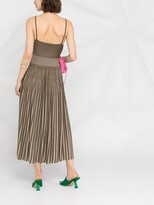 Thumbnail for your product : Antonino Valenti Box-Pleat Ribbed Midi Dress