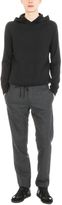Thumbnail for your product : Maison Margiela Tailored Wool Check Grey Pants