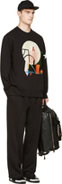 Thumbnail for your product : Givenchy Black & Pink Round Bauhaus Print Sweatshirt