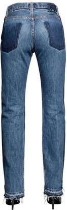 Forte Dei Marmi Couture Zac Velvet & Denim Patchwork Jeans