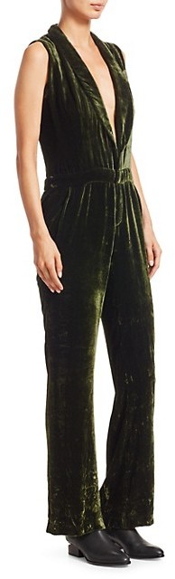 velvet faretta jumpsuit