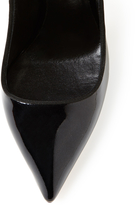 Thumbnail for your product : Casadei Patent Leather & Wood Grain Pointed-Toe Pump