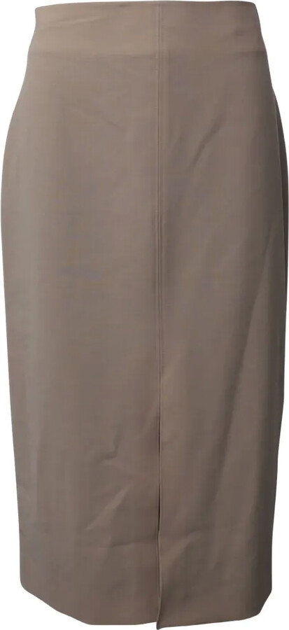 Co Front-Split Pencil Skirt