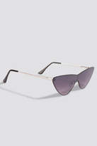 Thumbnail for your product : Na Kd Accessories Pointy Metal Frame Sunglasses Black