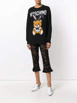 Thumbnail for your product : Moschino cropped lace trousers