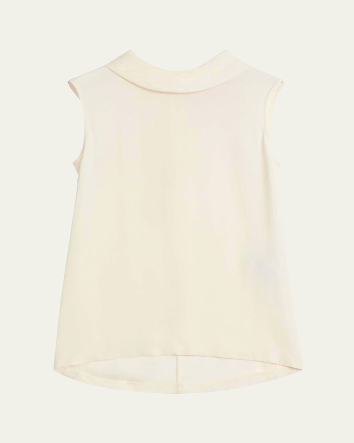 Valentino Garavani Rounded Funnel Neck Top