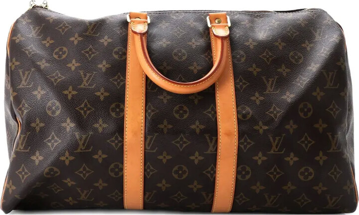 Louis Vuitton Pre-Owned Keepall Bag Monogram Canvas 45 satchel