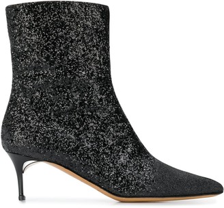 sparkly ankle boots uk