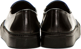 Thumbnail for your product : Damir Doma Blue Canvas & Leather Slip-On Shoes