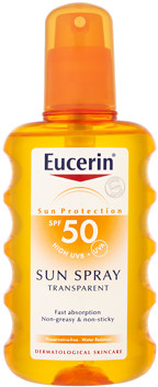 Eucerin Sun Body Spray Transparent SPF50 200ml