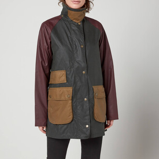 バブアー　barbour LUSS COLOURBLOCK Barbour Women's Luss Wax Jacket - ShopStyle