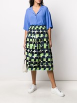 Thumbnail for your product : Fay Geometric Print Skirt