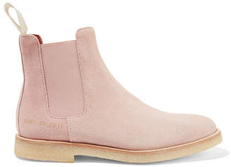 Common Projects Suede Chelsea Boots - Blush