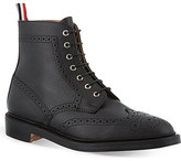 Thumbnail for your product : Thom Browne Pebbled wingtip boots