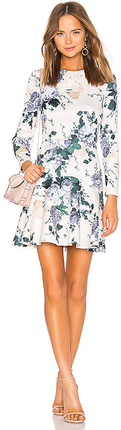 lover peony mini flip dress